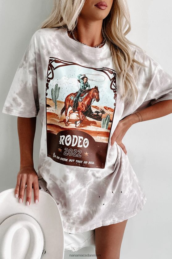 take no bull oversized distressed tie-dye grafisk t-shirt NanaMacs XJPBDL3592 pastel lilla