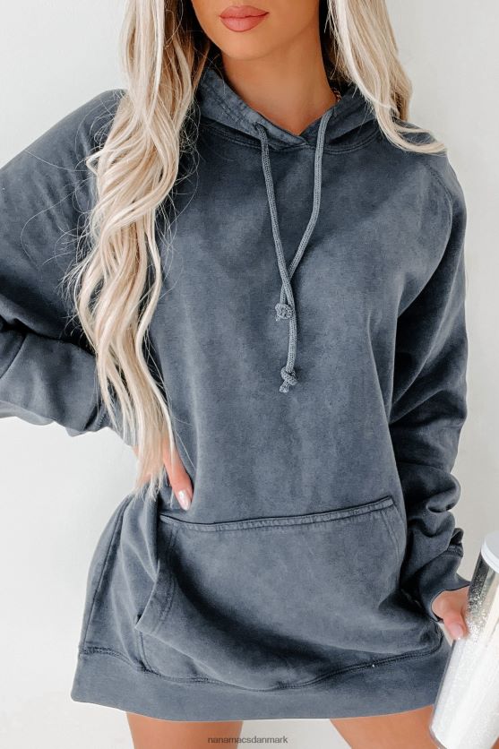 mineral wash hættetrøje NanaMacs XJPBDL673 vintage denim