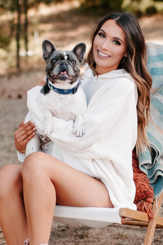 søger efter komfort chenille strik hættetrøje NanaMacs XJPBDL1739 elfenben