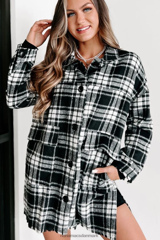 få fart på plaid shacket NanaMacs XJPBDL3657 sort