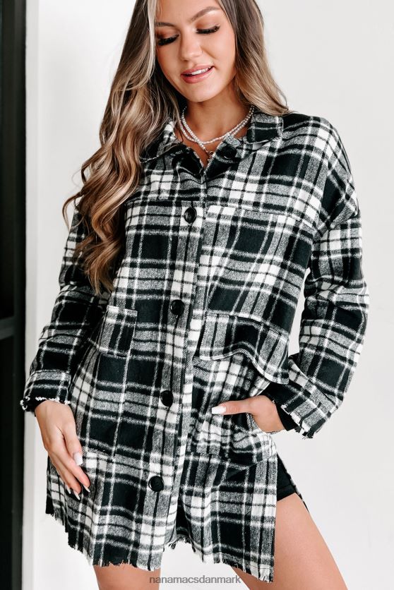 få fart på plaid shacket NanaMacs XJPBDL3657 sort