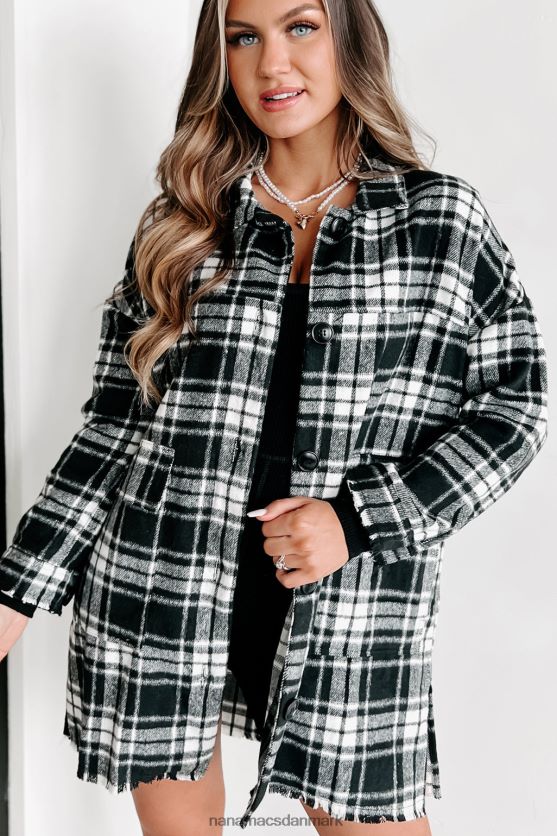 få fart på plaid shacket NanaMacs XJPBDL3657 sort
