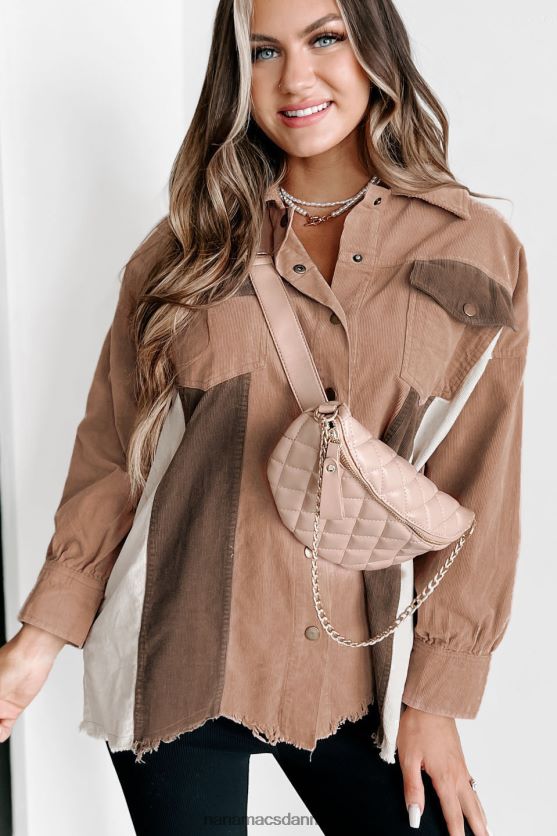 grund til mit rim bløde fløjlsfarvede farveblok shacket NanaMacs XJPBDL3651 lilla/creme/grå