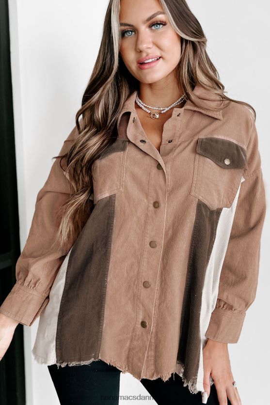 grund til mit rim bløde fløjlsfarvede farveblok shacket NanaMacs XJPBDL3651 lilla/creme/grå