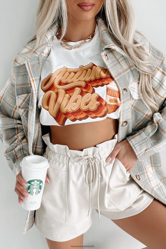 huskede pasts plaid shacket NanaMacs XJPBDL3682 gråmeleret