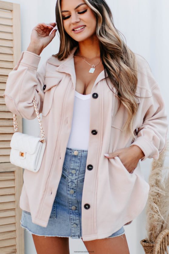 hyggelige bålaftener overdimensioneret fleece-hytte NanaMacs XJPBDL3703 støvet rødme