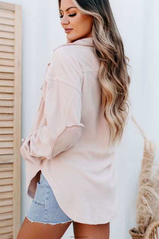 hyggelige bålaftener overdimensioneret fleece-hytte NanaMacs XJPBDL3703 støvet rødme