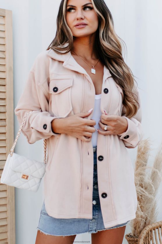 hyggelige bålaftener overdimensioneret fleece-hytte NanaMacs XJPBDL3703 støvet rødme