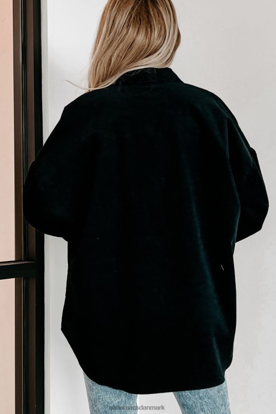 lørdage på markedet overdimensioneret fløjlsbukser NanaMacs XJPBDL1769 sort