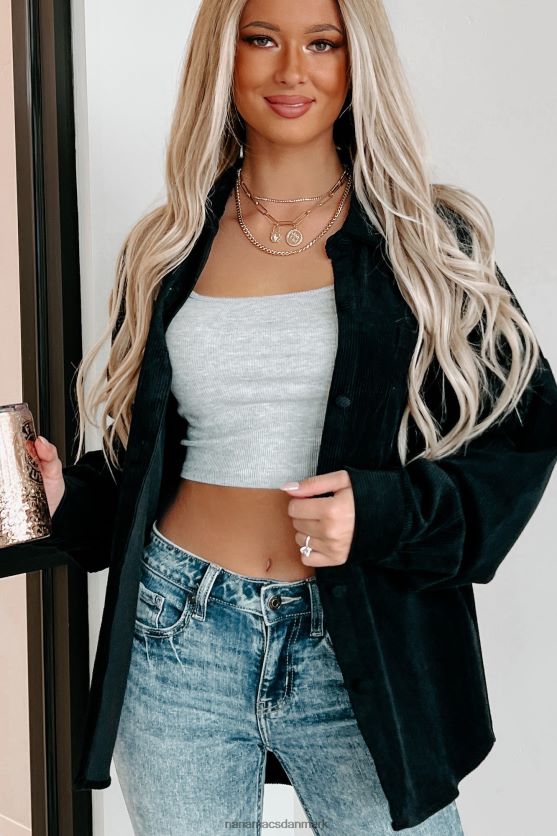 lørdage på markedet overdimensioneret fløjlsbukser NanaMacs XJPBDL1769 sort