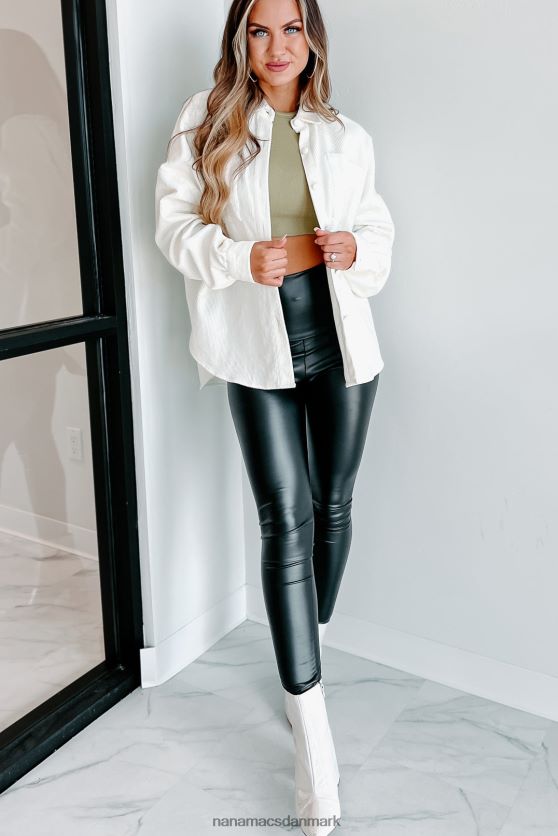 lørdage på markedet overdimensioneret fløjlsbukser NanaMacs XJPBDL1770 flødeskum