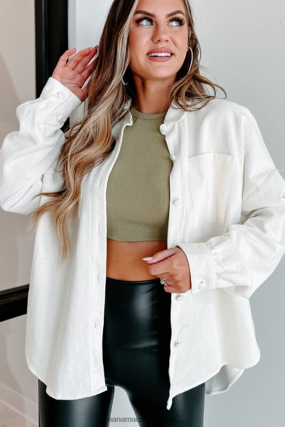 lørdage på markedet overdimensioneret fløjlsbukser NanaMacs XJPBDL1770 flødeskum