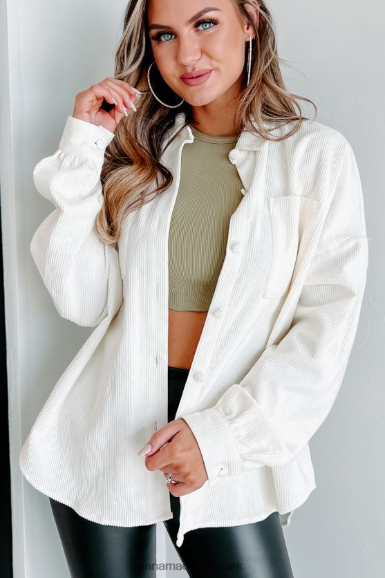 lørdage på markedet overdimensioneret fløjlsbukser NanaMacs XJPBDL1770 flødeskum