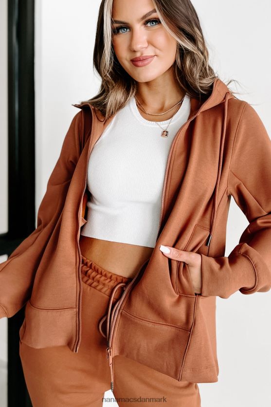 bliv ved med at bevæge dig aktiv jakke med hætte NanaMacs XJPBDL1607 kamel