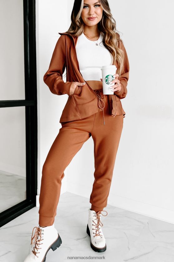 bliv ved med at bevæge dig aktiv jakke med hætte NanaMacs XJPBDL1607 kamel