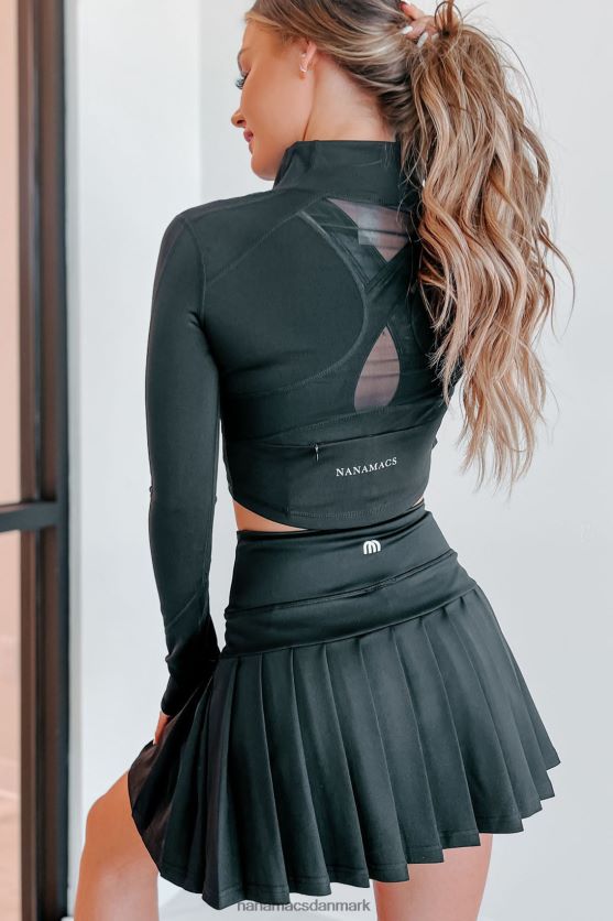 peak performance original jakke med cropped mesh panel NanaMacs XJPBDL3824 sort