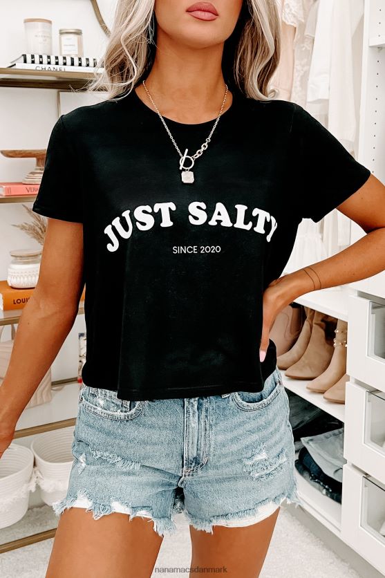 bare salt grafik flere skjorte muligheder NanaMacs XJPBDL1057 sort