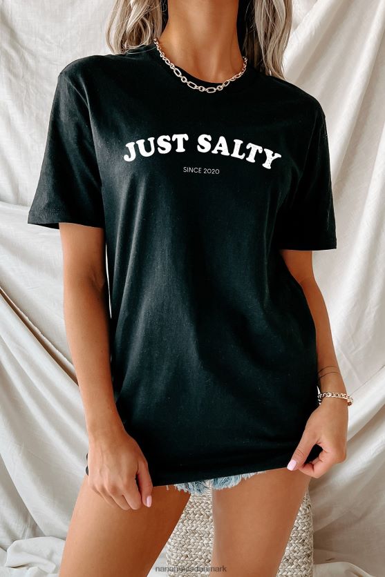 bare salt grafik flere skjorte muligheder NanaMacs XJPBDL1057 sort