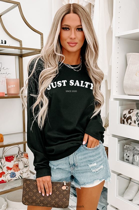 bare salt grafik flere skjorte muligheder NanaMacs XJPBDL1057 sort