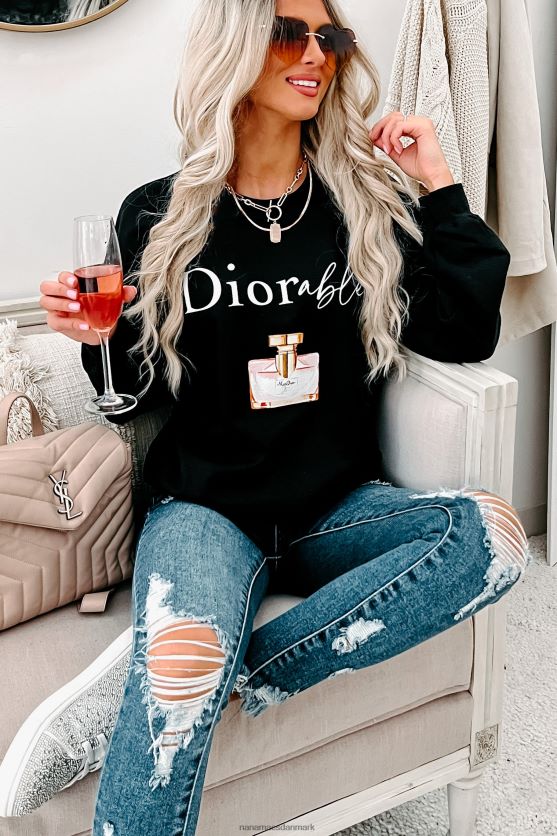 diorable parodi parfume grafisk flere skjorte muligheder NanaMacs XJPBDL1058 sort