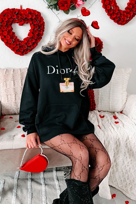 diorable parodi parfume grafisk flere skjorte muligheder NanaMacs XJPBDL1058 sort