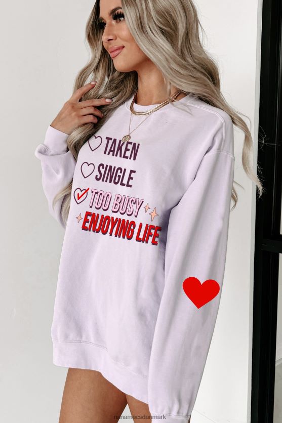 for travlt med at nyde livet grafisk crewneck NanaMacs XJPBDL1037 orkidé