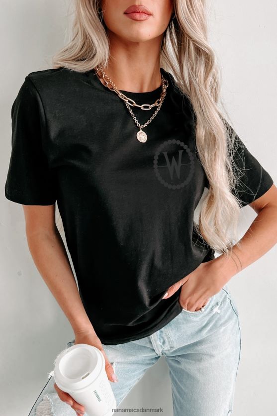 gør mig kvalmende dobbeltsidet grafisk flere skjorte muligheder NanaMacs XJPBDL1035 sort