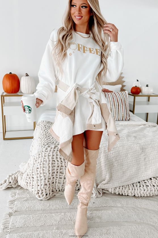 kaffe hjælper grafik - flere skjorte muligheder NanaMacs XJPBDL1053 hvid