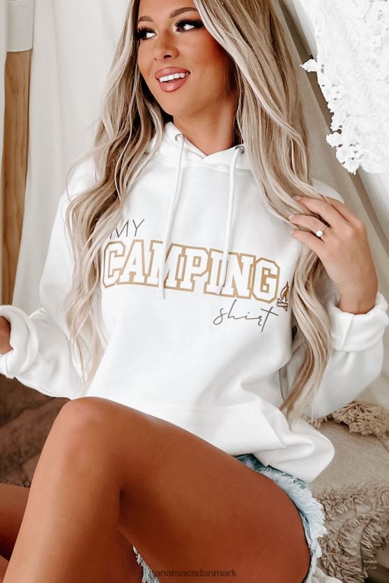 min campingtrøje metallisk grafik - flere skjorte muligheder NanaMacs XJPBDL1068 hvid