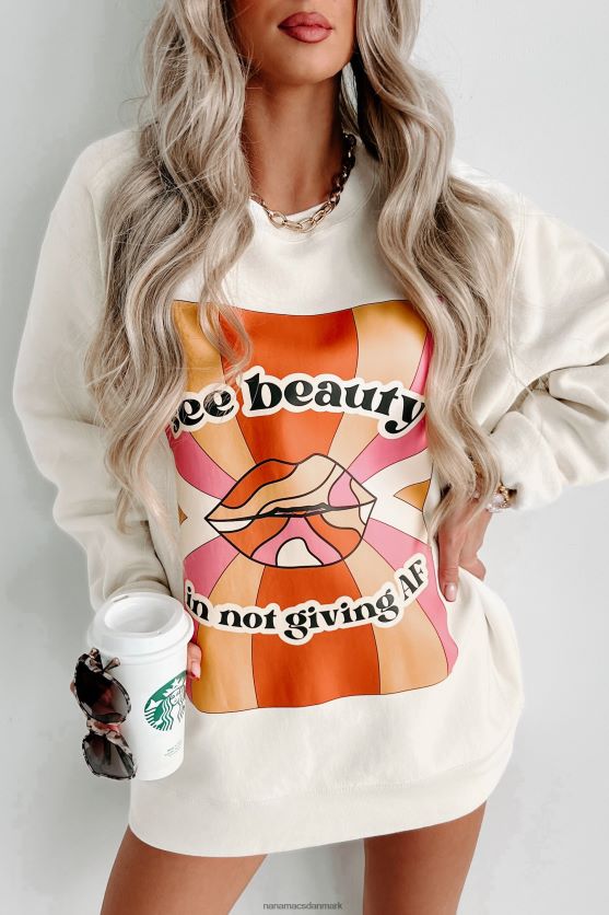 ser skønhed sværvægts grafisk crewneck NanaMacs XJPBDL1048 knogle