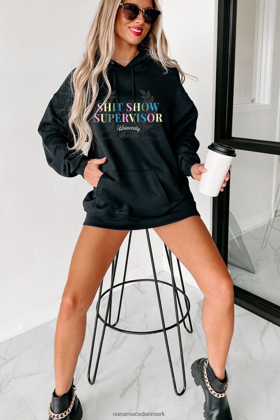 shit show supervisor flere skjorte muligheder grafik NanaMacs XJPBDL1014 sort