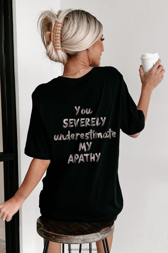 stærkt undervurderet dobbeltsidet grafisk flere skjorte muligheder NanaMacs XJPBDL1032 sort