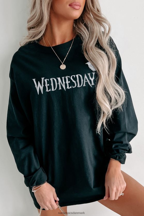 stærkt undervurderet dobbeltsidet grafisk flere skjorte muligheder NanaMacs XJPBDL1032 sort