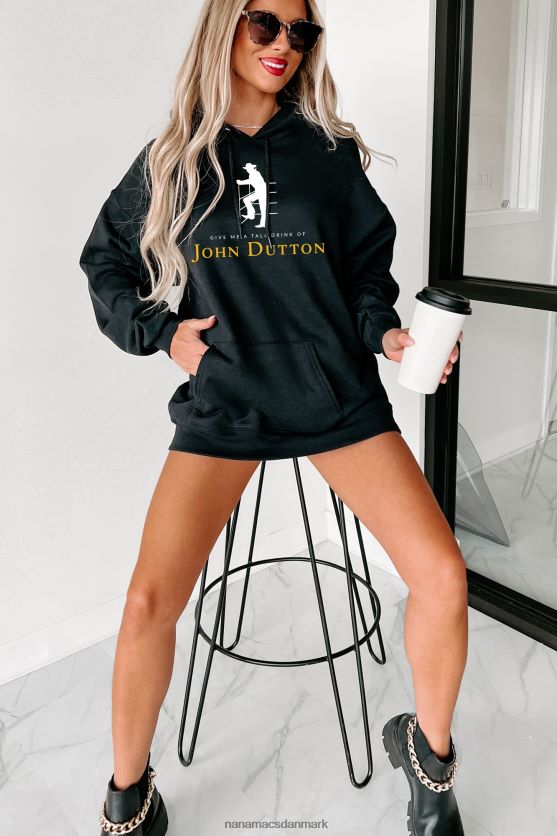 tall drink of john grafisk flere skjorte muligheder NanaMacs XJPBDL1043 sort