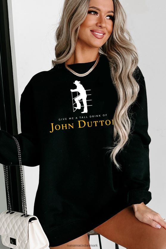 tall drink of john grafisk flere skjorte muligheder NanaMacs XJPBDL1043 sort