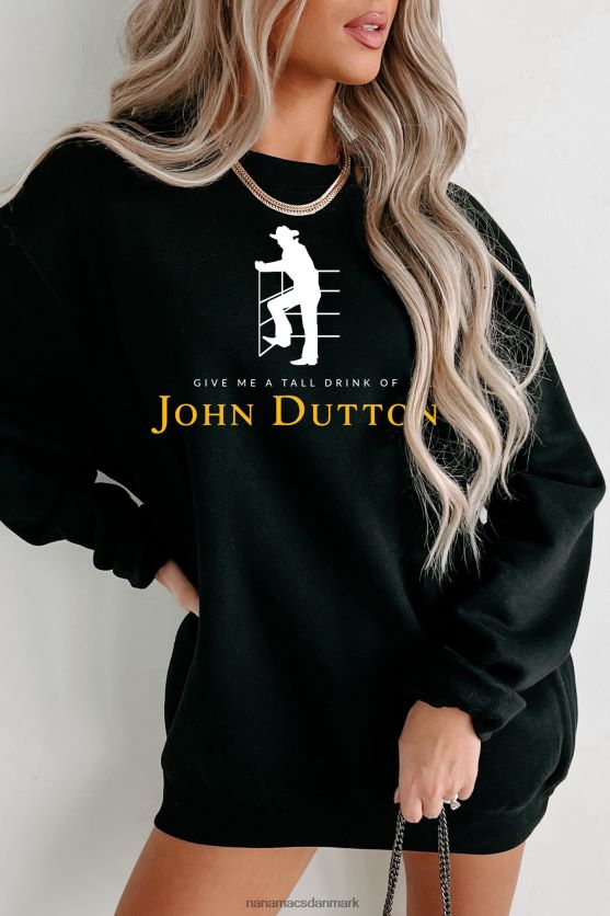 tall drink of john grafisk flere skjorte muligheder NanaMacs XJPBDL1043 sort