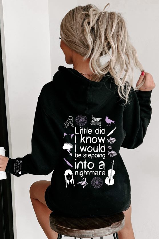 træde ind i et mareridt dobbeltsidet grafisk flere skjorte muligheder NanaMacs XJPBDL1022 sort