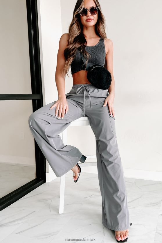 glæde på rejsen smocked afgrøde tank NanaMacs XJPBDL605 sort