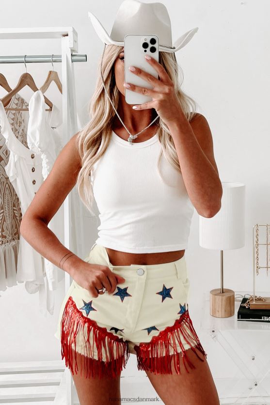 hvem er jeg ribbet brami tank top NanaMacs XJPBDL545 hvid