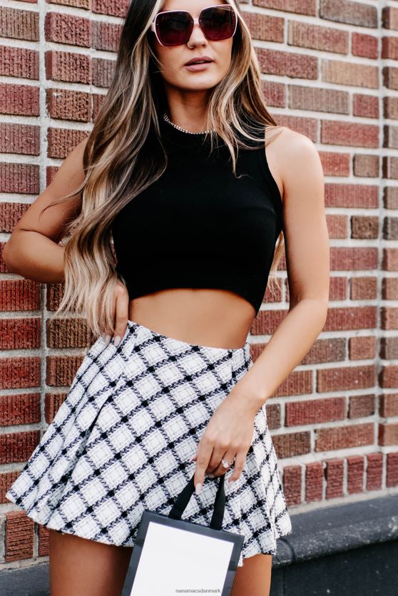 tabt i lag beskåret sweater tank NanaMacs XJPBDL1290 sort