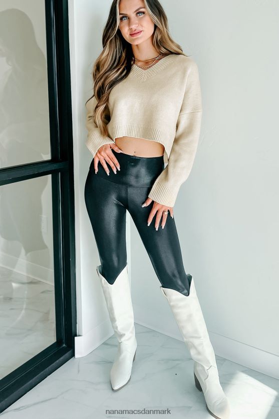 uovertruffen potentiel original oversized crop sweater NanaMacs XJPBDL1545 elfenben